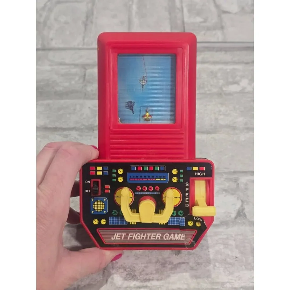 Vintage Soma Handheld Arcade Games Jet Fighter‎ Game 1990 VIDEO